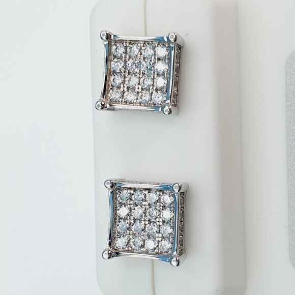 - "925 Sterling Silver Cubic Zirconia Earrings, U19254841 - Picture 7 of 11